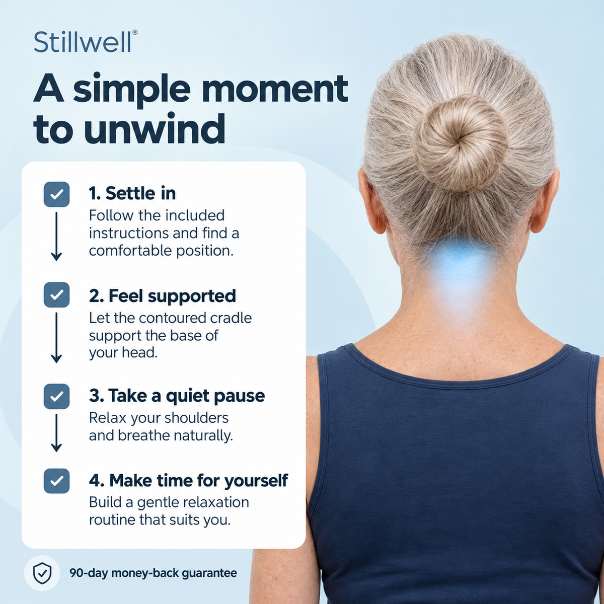Stillwell Posture Release: Suboccipital Neck Wedge for Neck Tension and Deep Relaxation