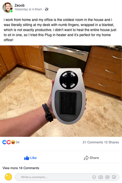 PlugNWarm Smart Heater + Remote™