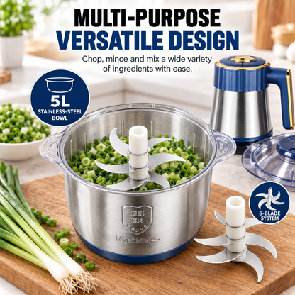 GrindChop5 - UPGRADE Your Kitchen. From Prep to Grind in Seconds.