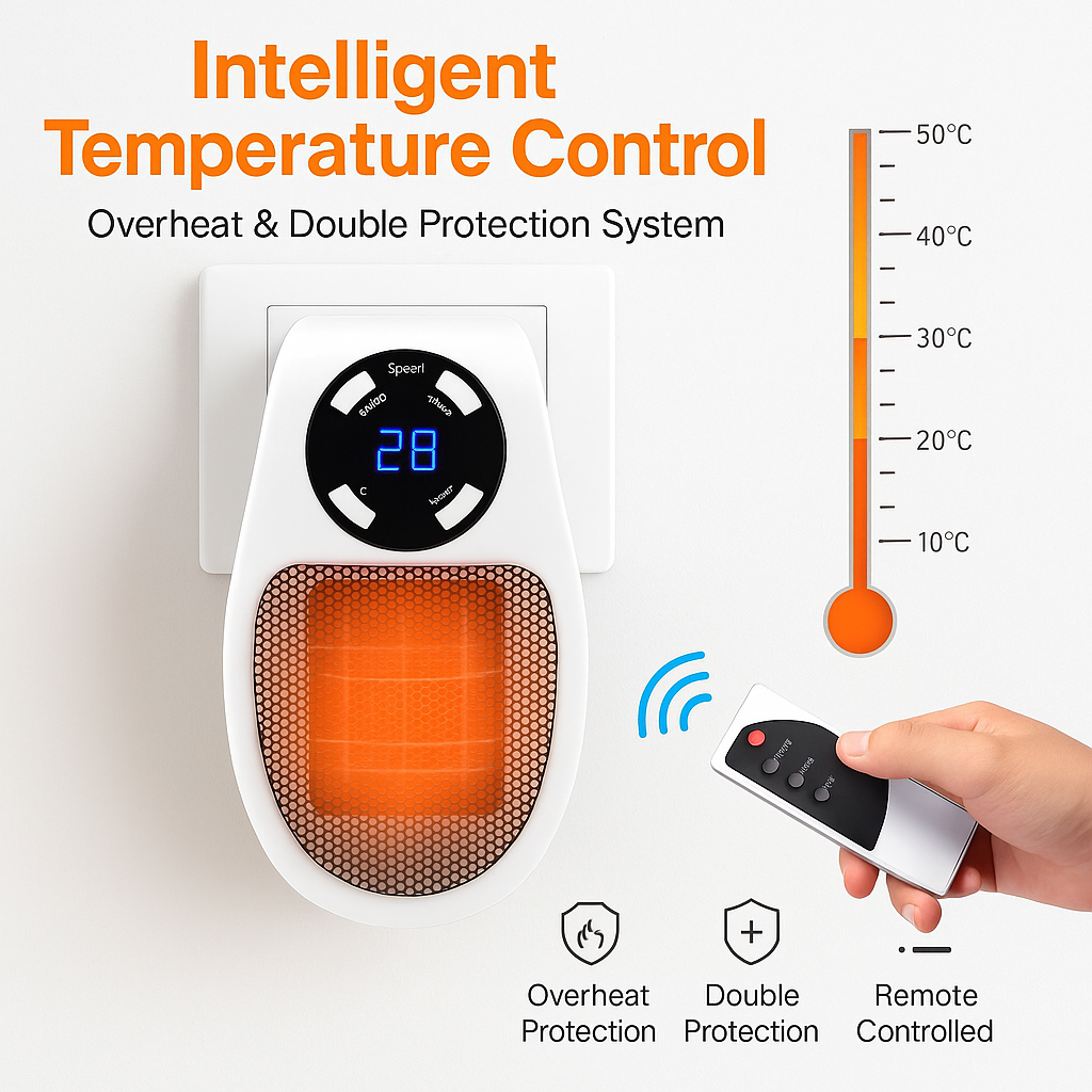 PlugNWarm Smart Heater + Remote™