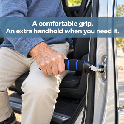 Maleeo Hip-Safe Car Door Latch Handle — Vertical Lift Car Assist for Seniors & Hip/Knee Recovery