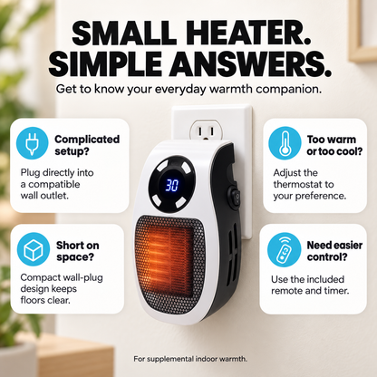 PlugNWarm Smart Heater + Remote™