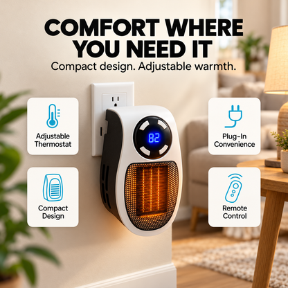 PlugNWarm Smart Heater + Remote™