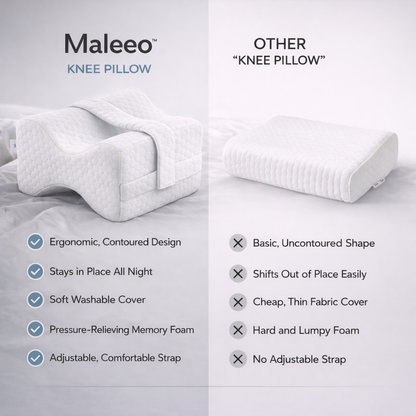 Doctor-Developed Maleeo Knee Alignment Pillow™