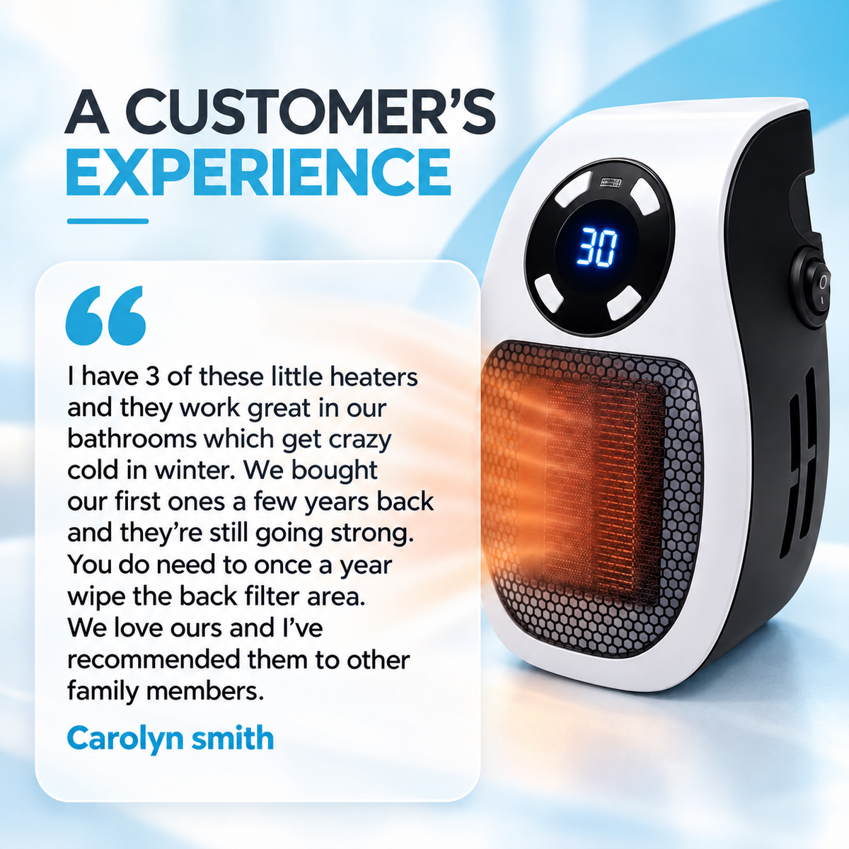 PlugNWarm Smart Heater + Remote™