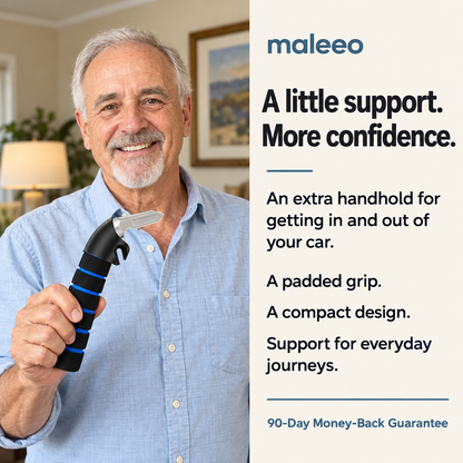 Maleeo Hip-Safe Car Door Latch Handle — Vertical Lift Car Assist for Seniors & Hip/Knee Recovery