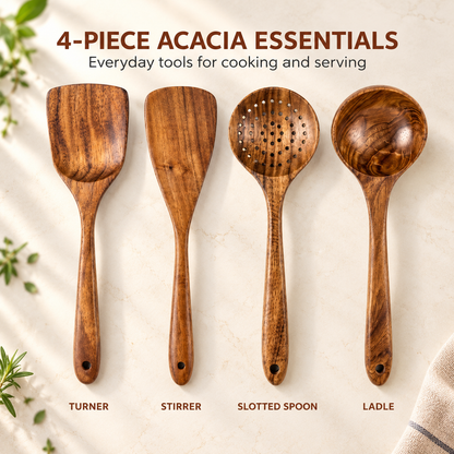 Artisan Acacia Utensil Set