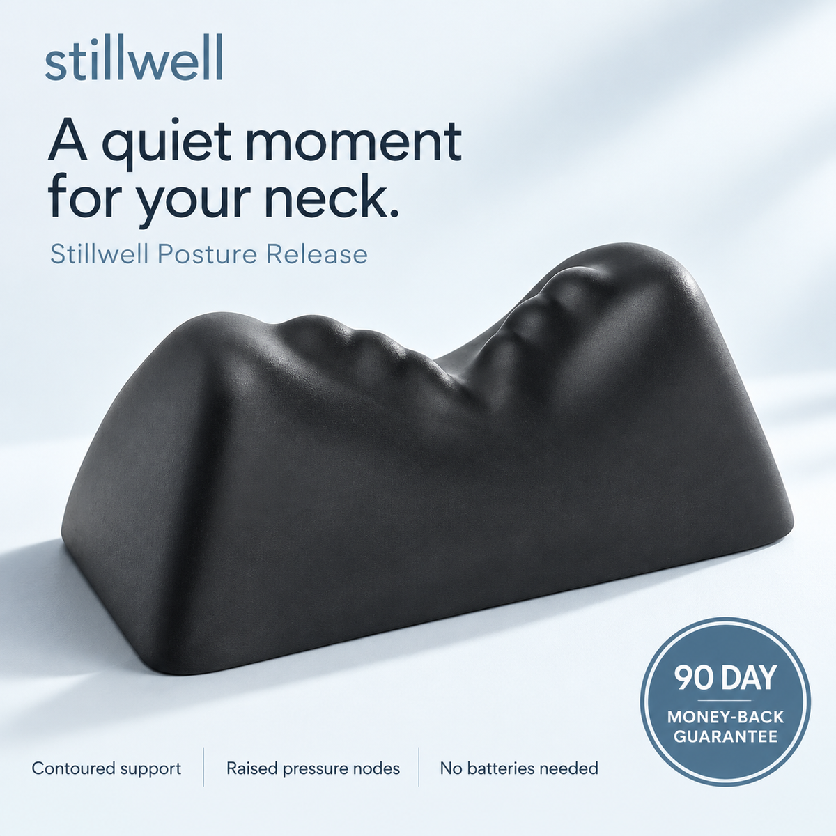 Stillwell Posture Release: Suboccipital Neck Wedge for Neck Tension and Deep Relaxation