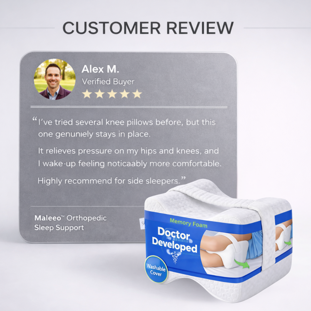 Doctor-Developed Maleeo Knee Alignment Pillow™