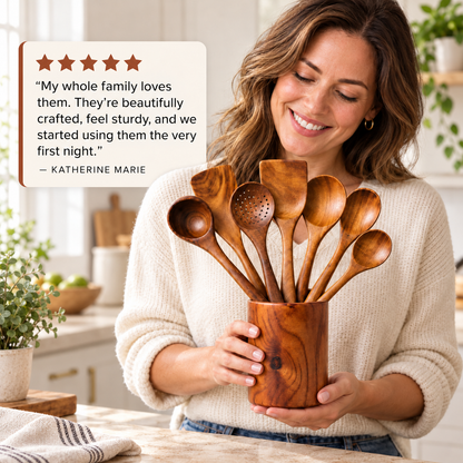 Artisan Acacia Utensil Set