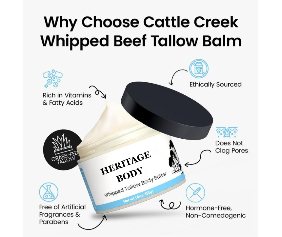 Whipped Beef Tallow Salve by Heritage Body