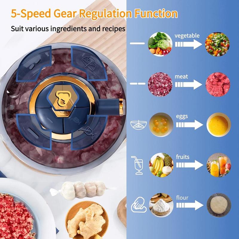 GrindChop5 - Stop Wasting Time. Grinds Meat. Cuts Veggies. Done